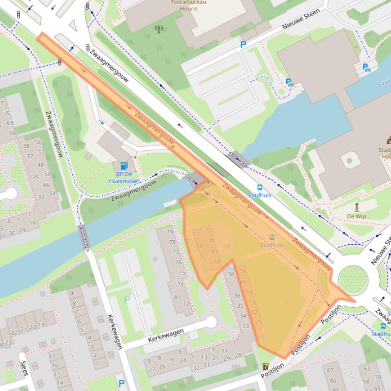 Kaart van postcodegebied 1625GS.