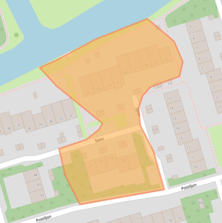 Kaart van postcodegebied 1625GW.