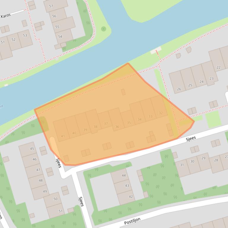 Kaart van postcodegebied 1625GX.