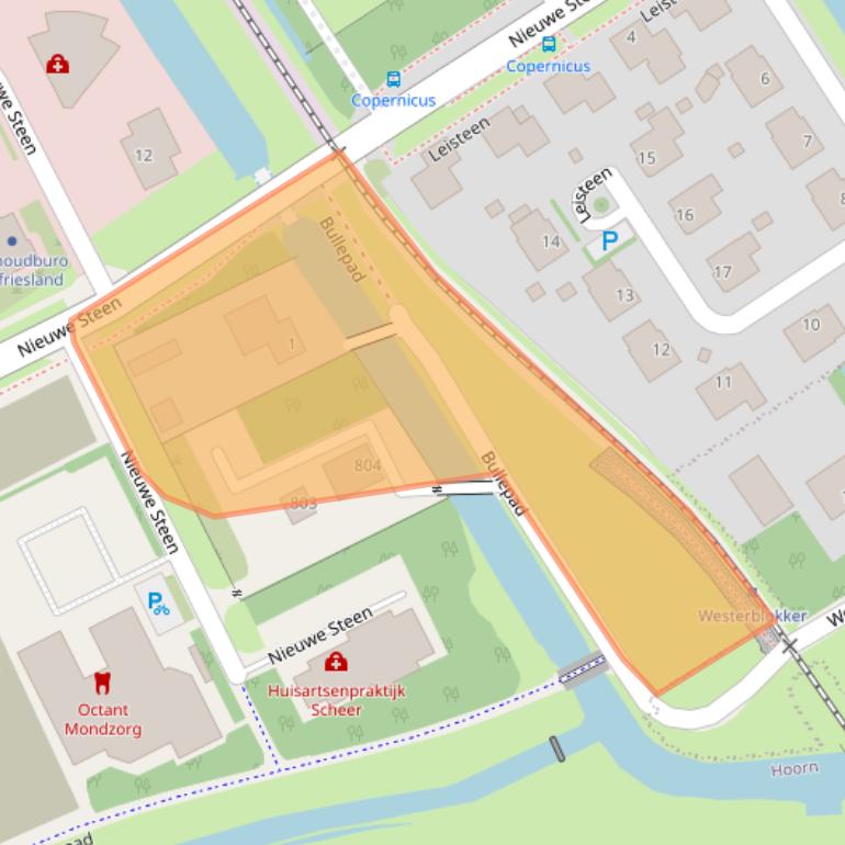 Kaart van postcodegebied 1625PC.