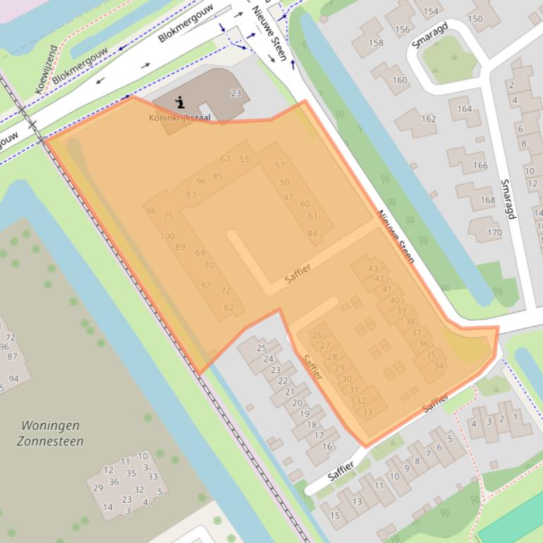 Kaart van postcodegebied 1625RB.