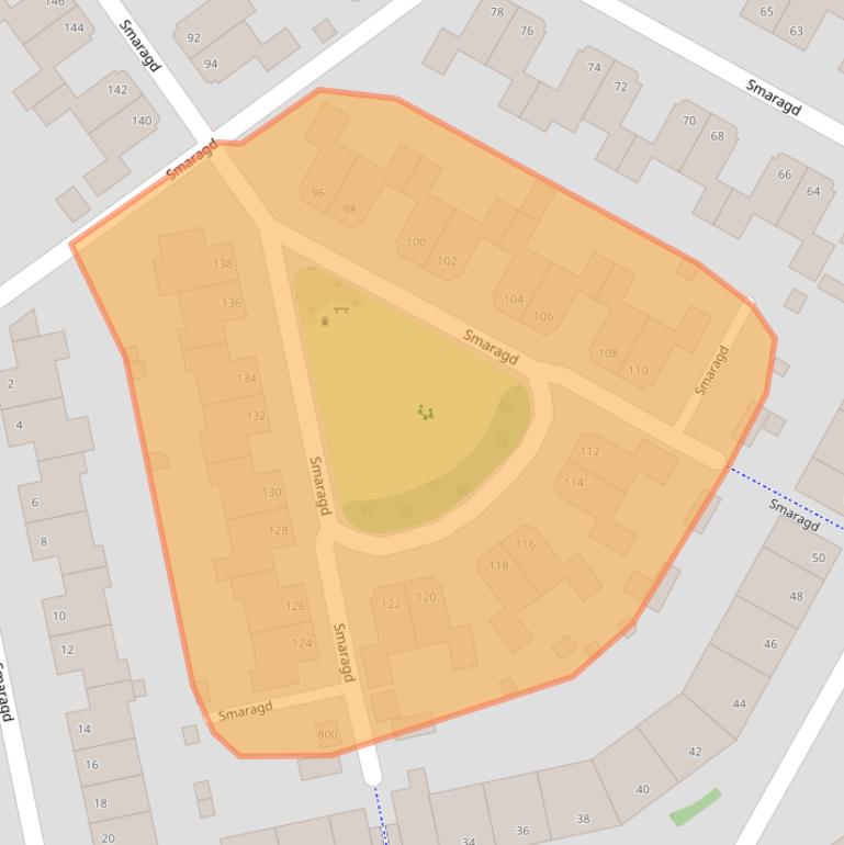 Kaart van postcodegebied 1625RK.