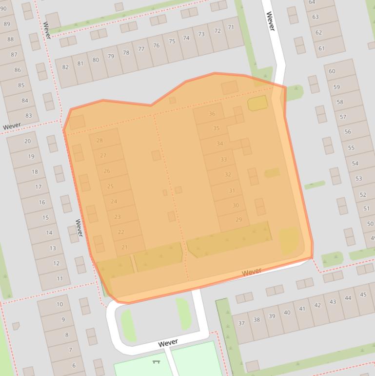 Kaart van postcodegebied 1625VK.