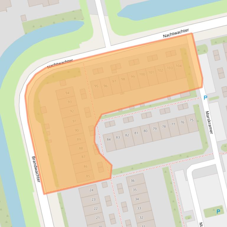 Kaart van postcodegebied 1625WL.