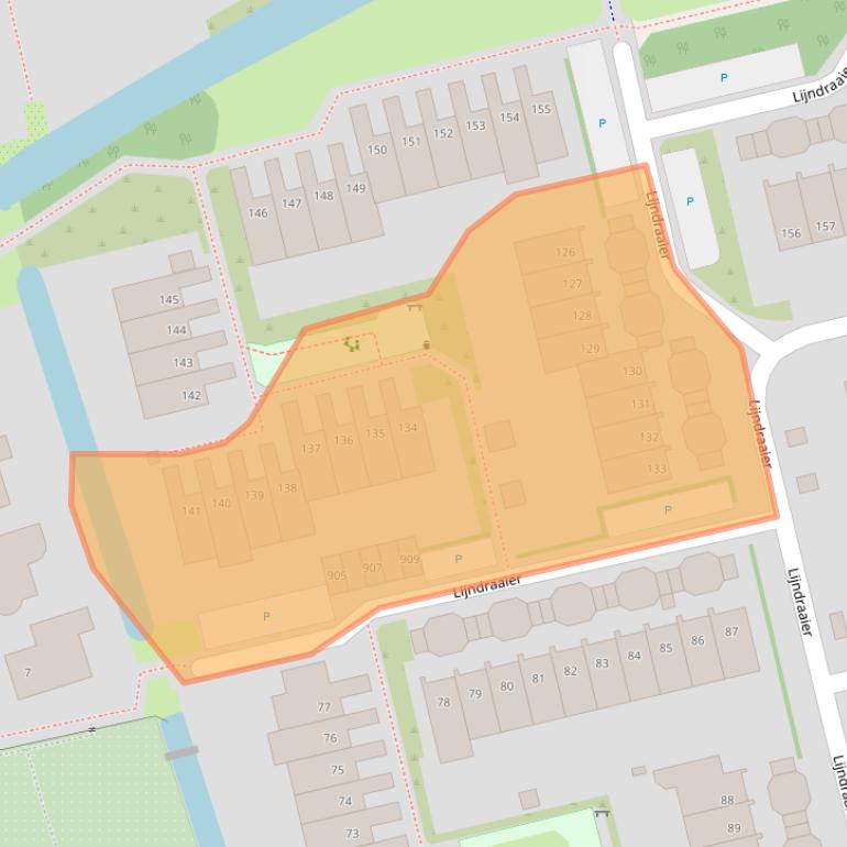 Kaart van postcodegebied 1625ZT.