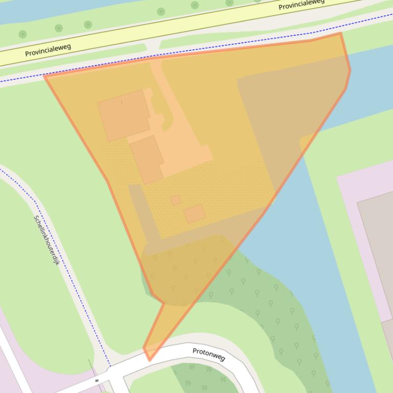 Kaart van postcodegebied 1627LZ.