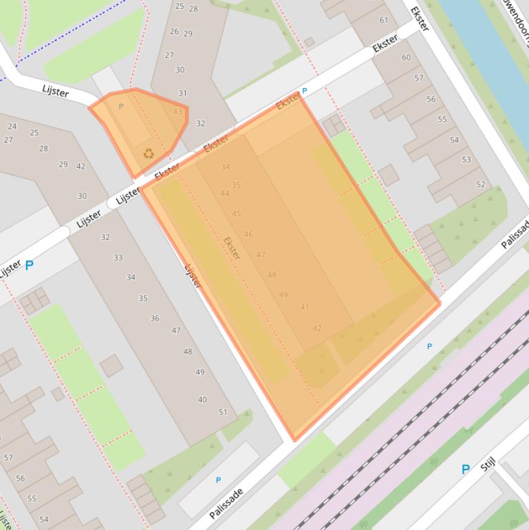 Kaart van postcodegebied 1628AC.