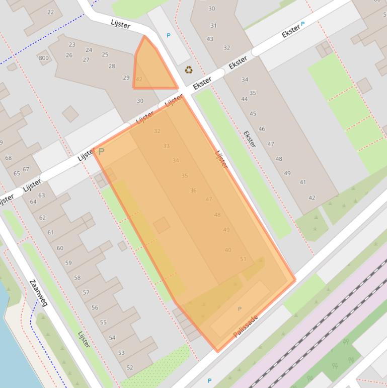 Kaart van postcodegebied 1628AL.