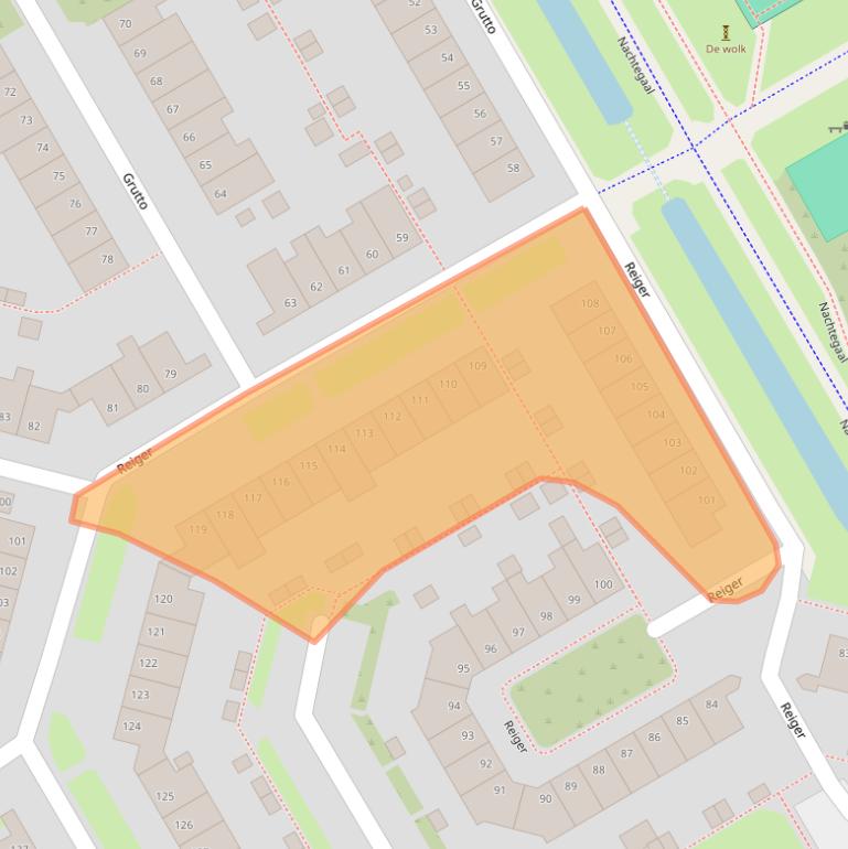 Kaart van postcodegebied 1628BE.