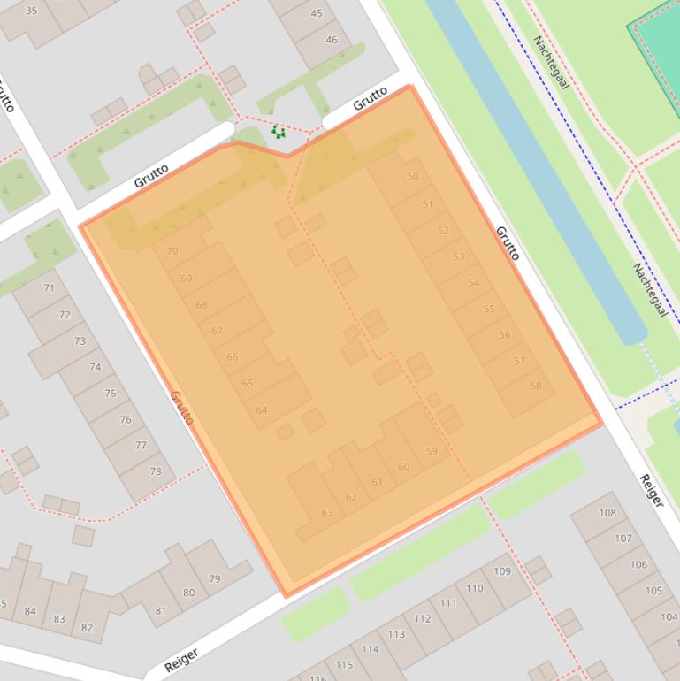 Kaart van postcodegebied 1628BK.