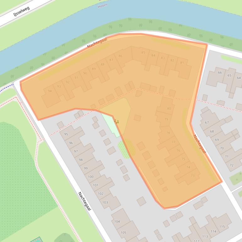Kaart van postcodegebied 1628DE.