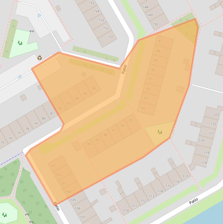 Kaart van postcodegebied 1628LE.