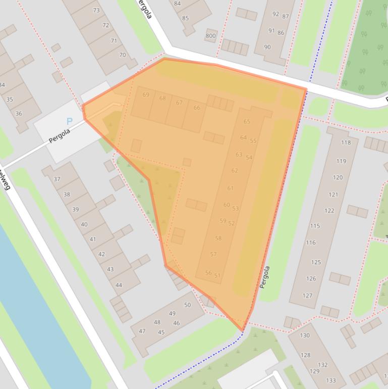 Kaart van postcodegebied 1628LN.