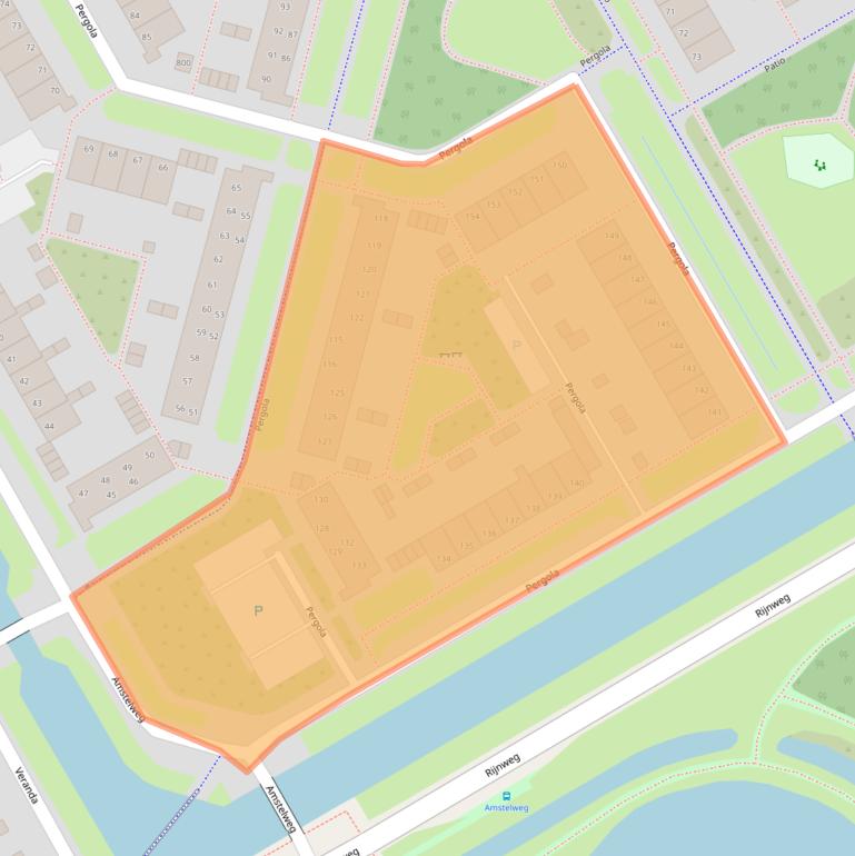 Kaart van postcodegebied 1628LX.