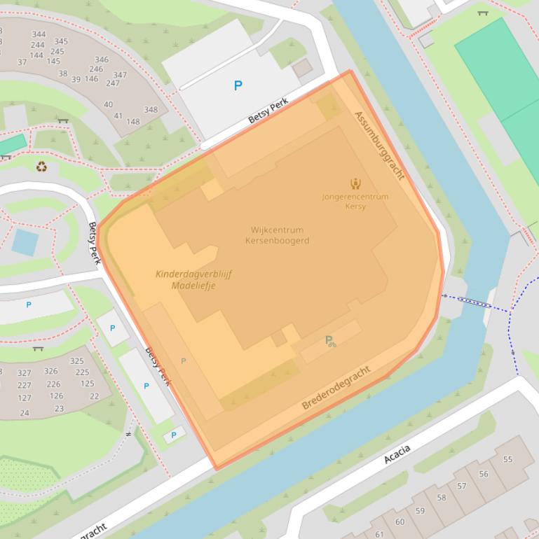 Kaart van postcodegebied 1628LZ.