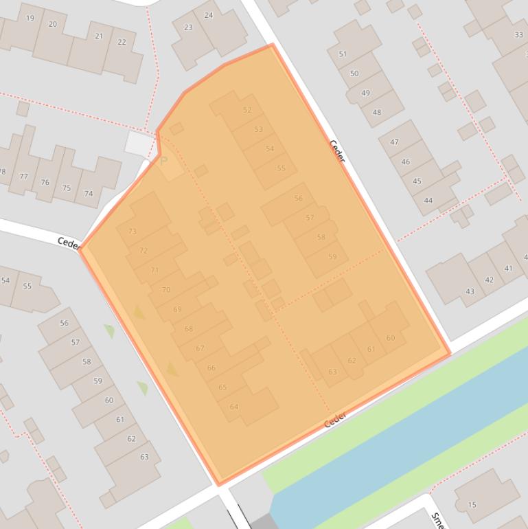 Kaart van postcodegebied 1628MX.