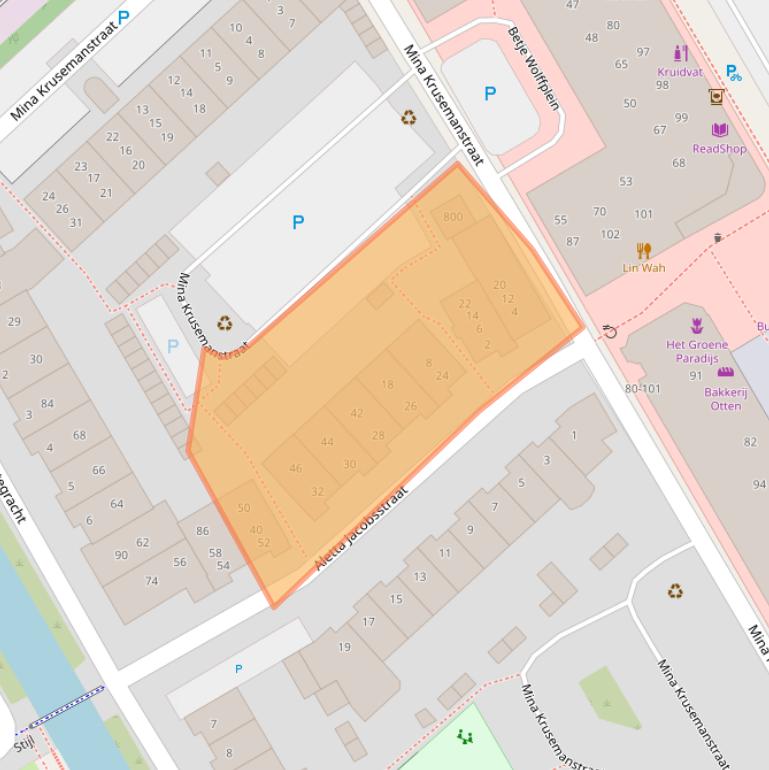 Kaart van postcodegebied 1628NP.