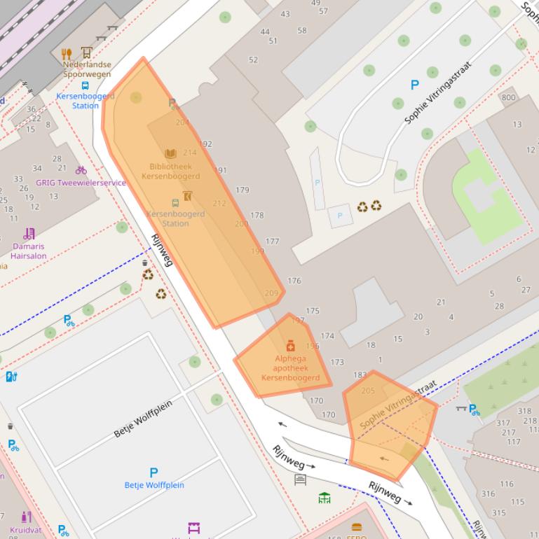 Kaart van postcodegebied 1628NW.