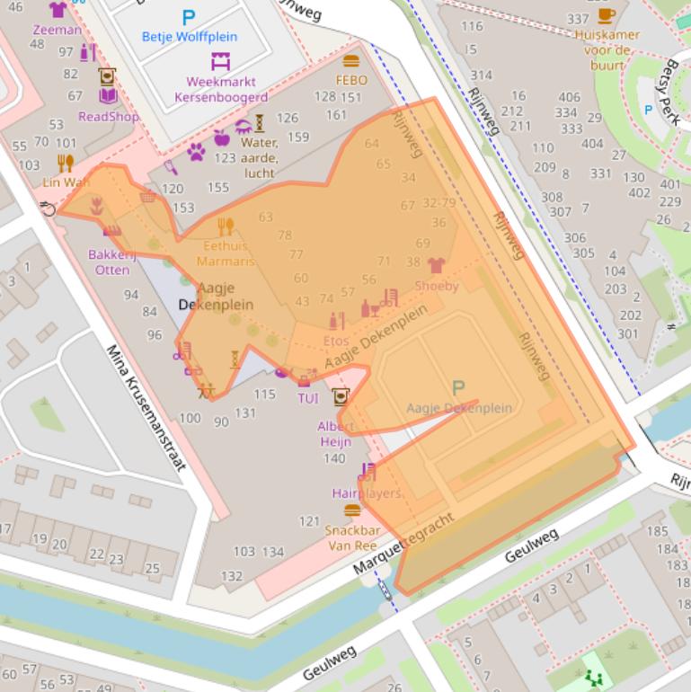 Kaart van postcodegebied 1628NX.