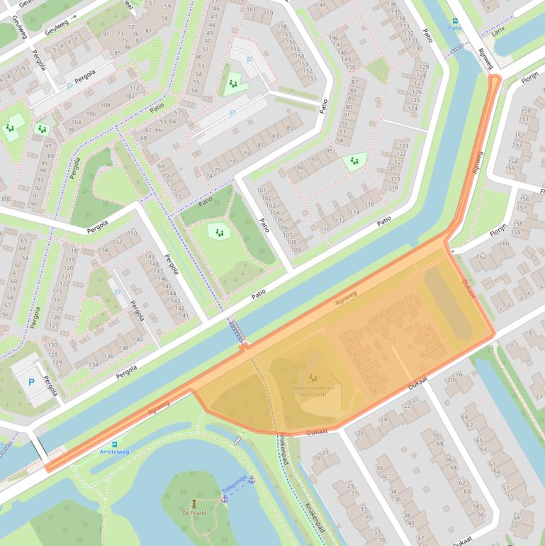 Kaart van postcodegebied 1628PN.