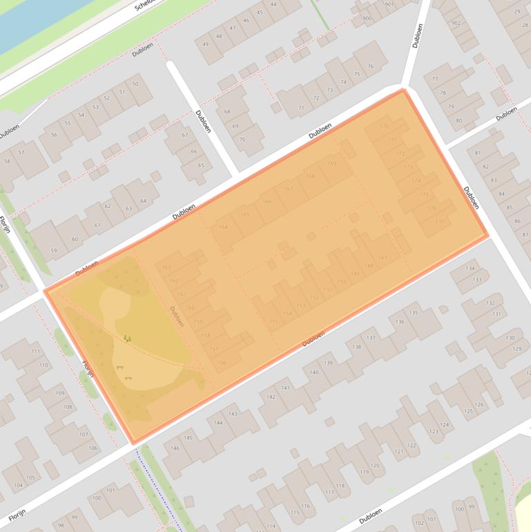Kaart van postcodegebied 1628RZ.