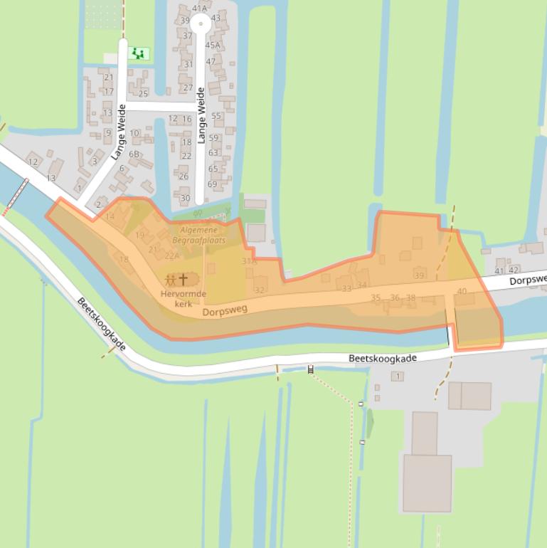 Kaart van postcodegebied 1631DE.