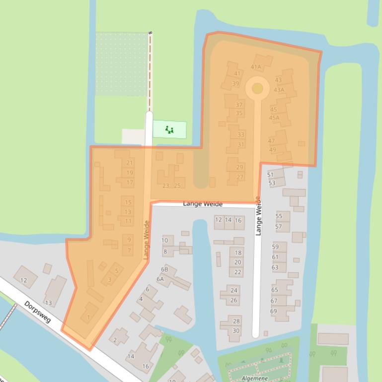 Kaart van postcodegebied 1631DK.