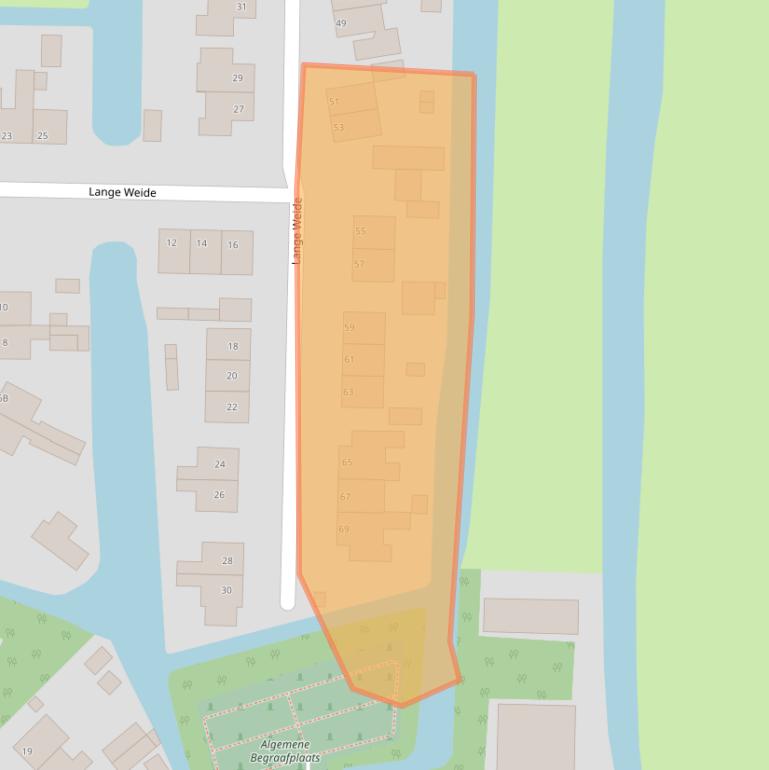 Kaart van postcodegebied 1631DM.