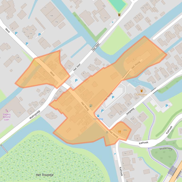 Kaart van postcodegebied 1633GE.