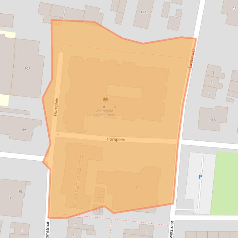 Kaart van postcodegebied 1636XE.