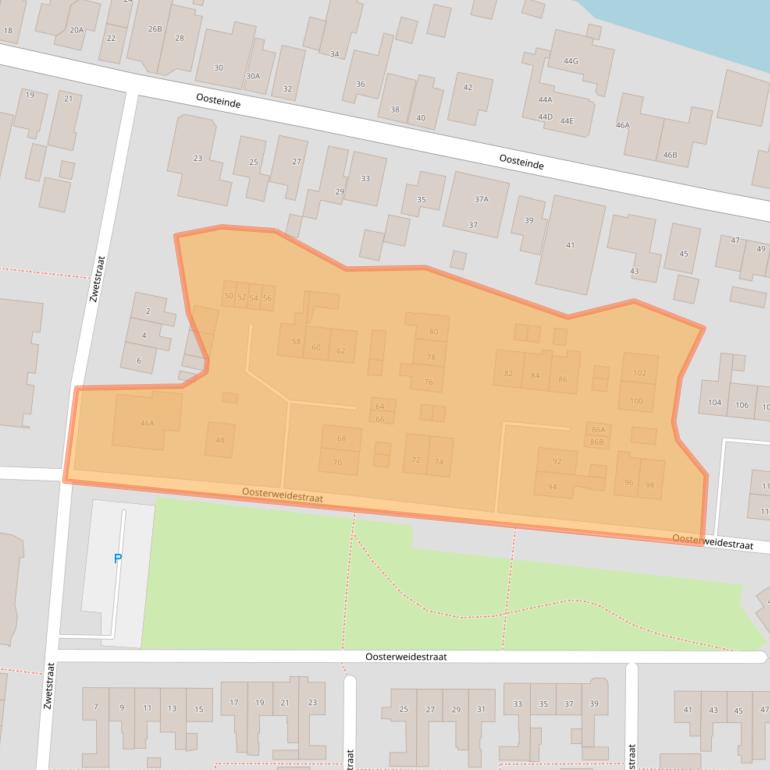 Kaart van postcodegebied 1636XG.
