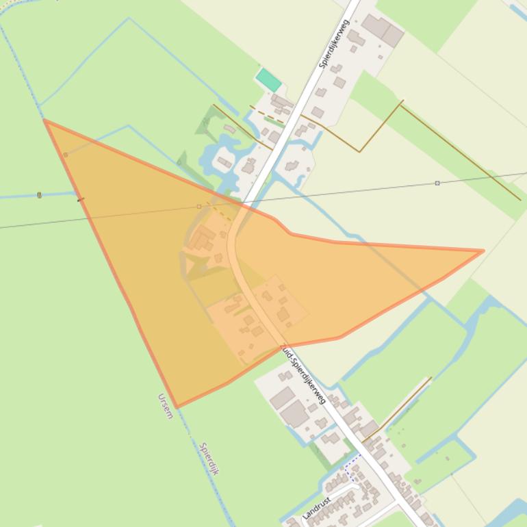 Kaart van postcodegebied 1641LE.