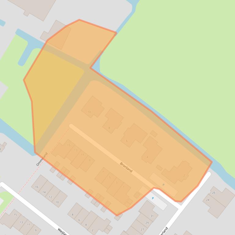 Kaart van postcodegebied 1641MA.