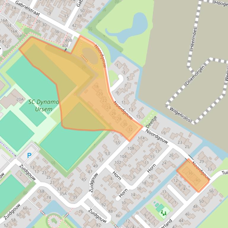 Kaart van postcodegebied 1645PH.