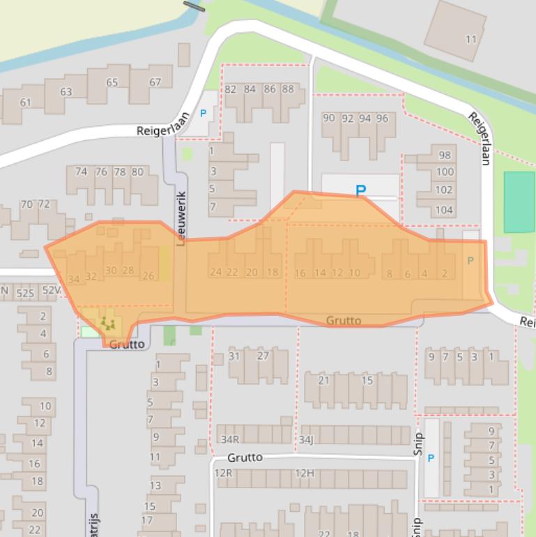 Kaart van postcodegebied 1645TJ.