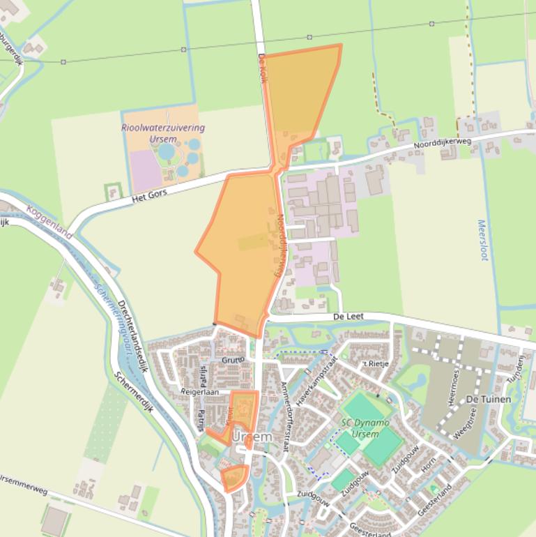 Kaart van postcodegebied 1645VB.