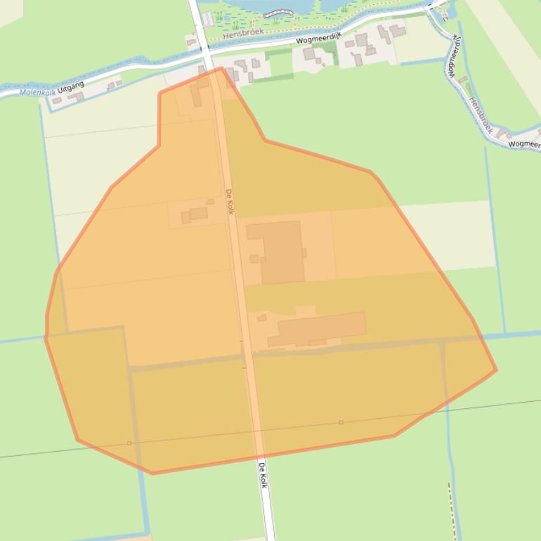 Kaart van postcodegebied 1645VM.