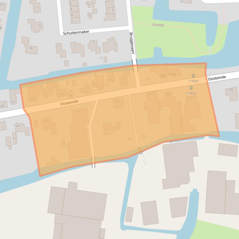 Kaart van postcodegebied 1647AG.