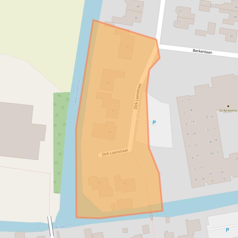 Kaart van postcodegebied 1647AS.