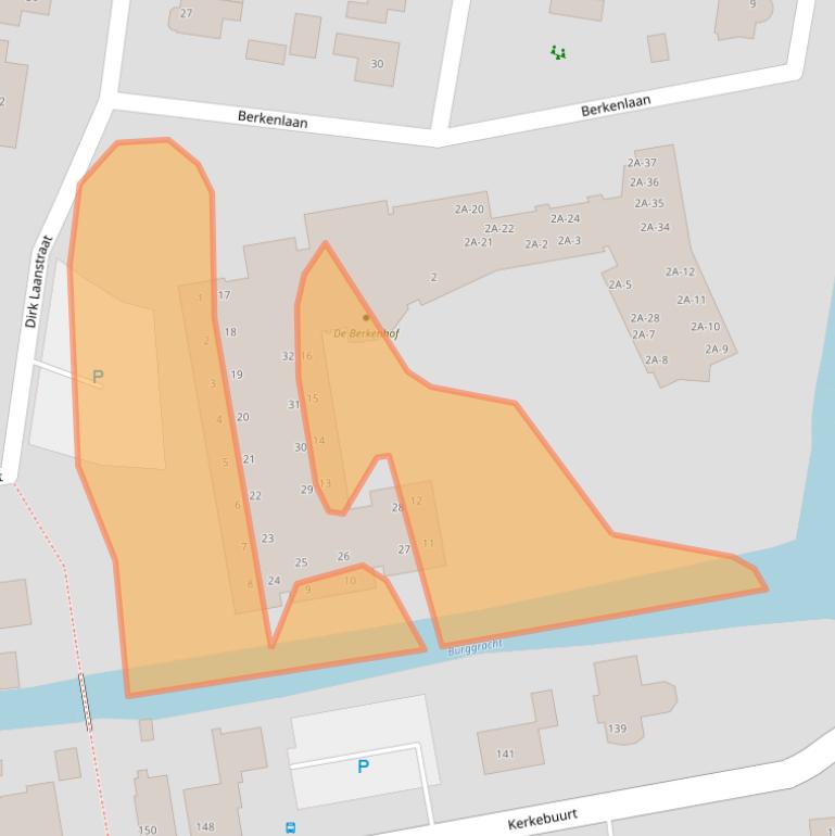 Kaart van postcodegebied 1647AV.