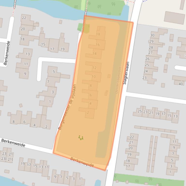 Kaart van postcodegebied 1647BK.
