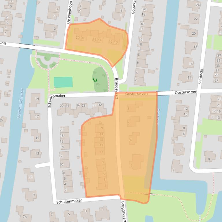 Kaart van postcodegebied 1647BL.