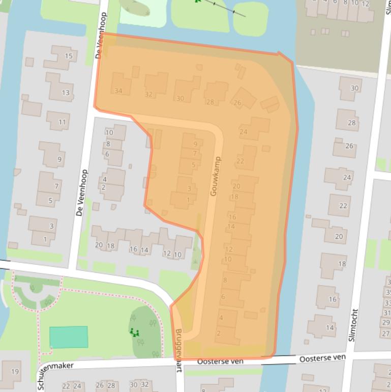 Kaart van postcodegebied 1647BP.