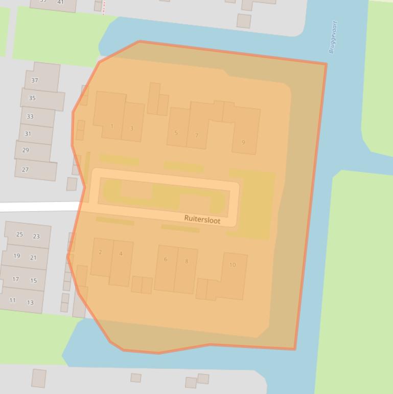 Kaart van postcodegebied 1647BT.