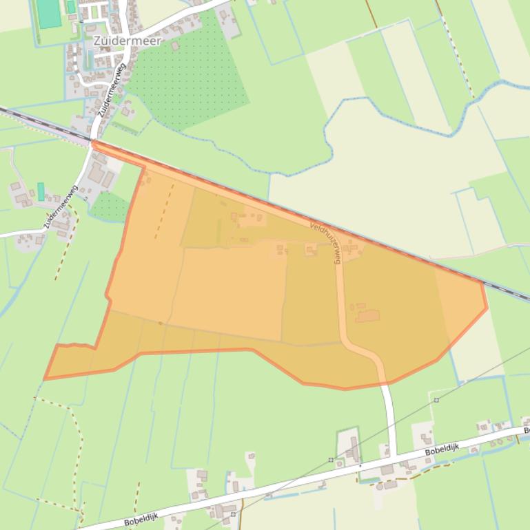 Kaart van postcodegebied 1647CP.