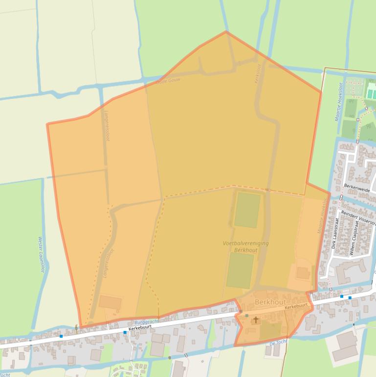 Kaart van postcodegebied 1647ME.