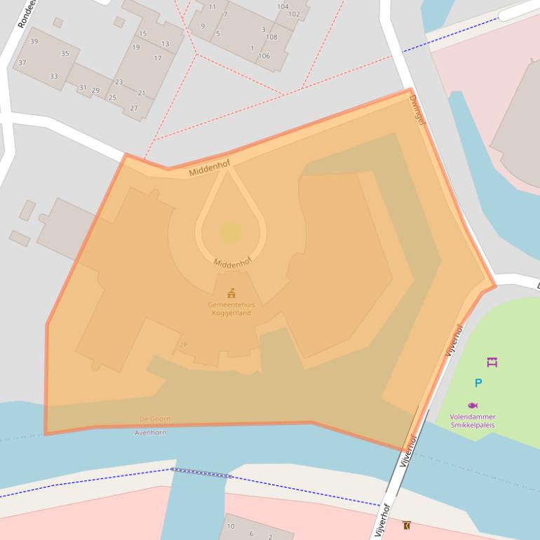 Kaart van postcodegebied 1648JG.