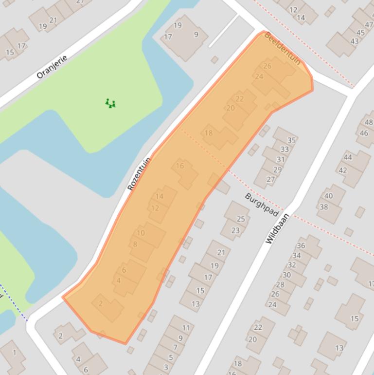 Kaart van postcodegebied 1648LV.