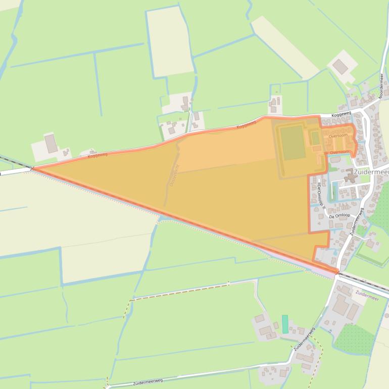 Kaart van postcodegebied 1652CN.