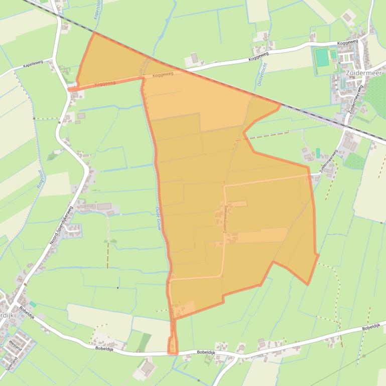 Kaart van postcodegebied 1652CR.